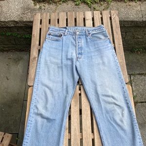 Vintage Light Wash Buttery Levis 501s 31x31